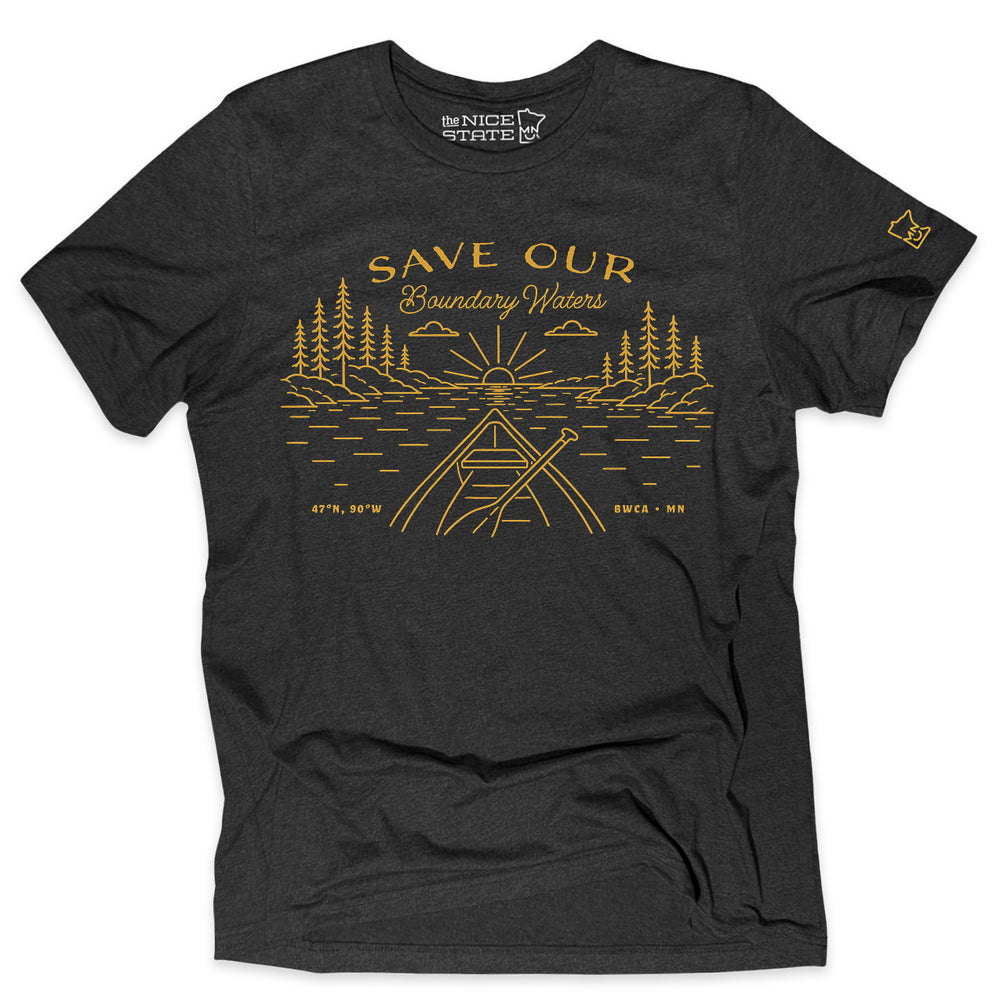 Save the Boundary Waters - Minnesota Canoe Tee