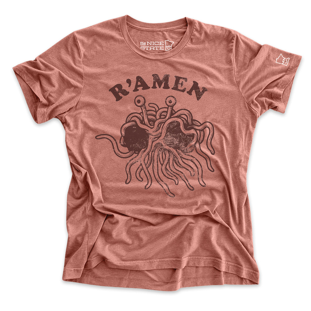 R'Amen Flying Spaghetti Monster Tee