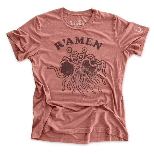 R'Amen Flying Spaghetti Monster Tee