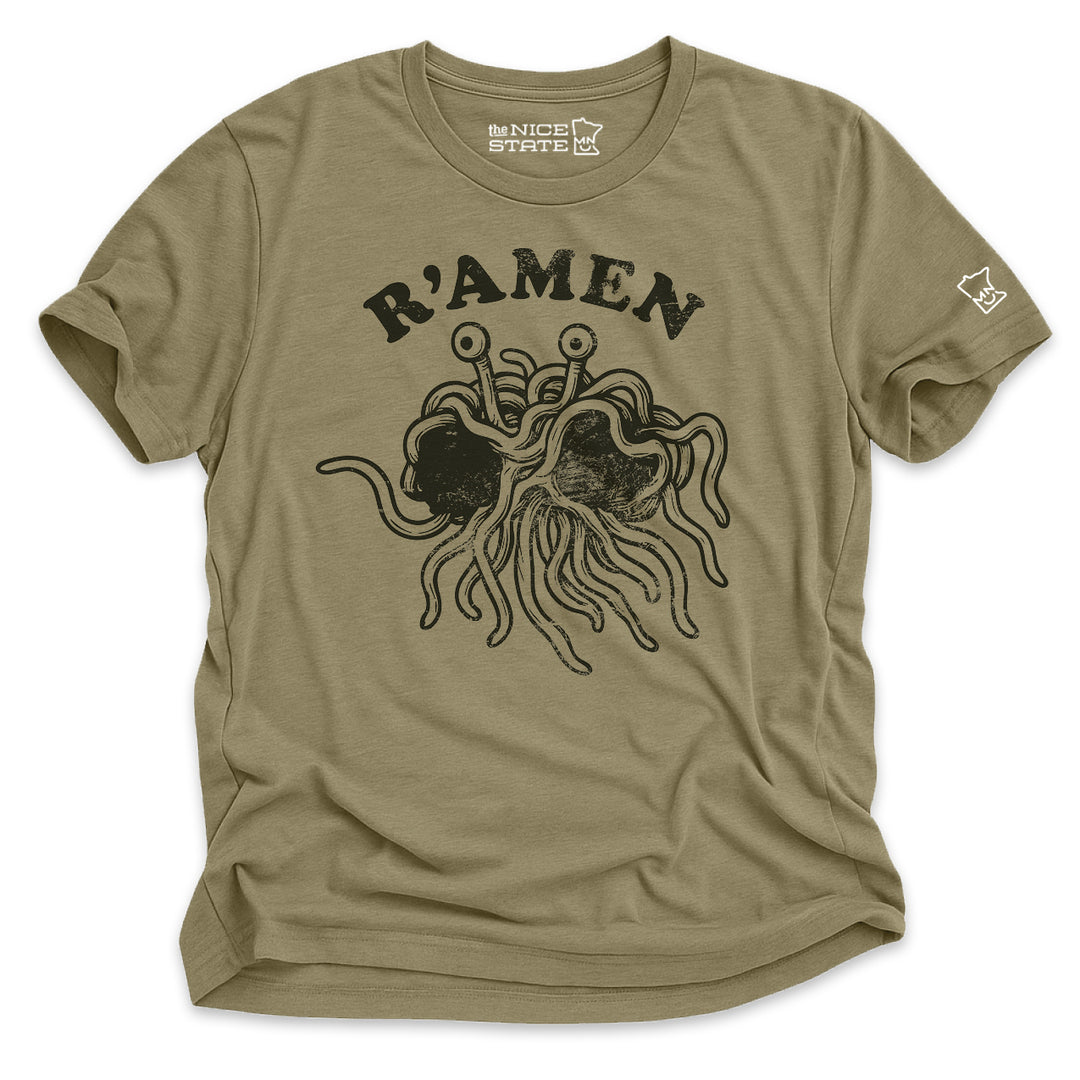 R'Amen Flying Spaghetti Monster Tee