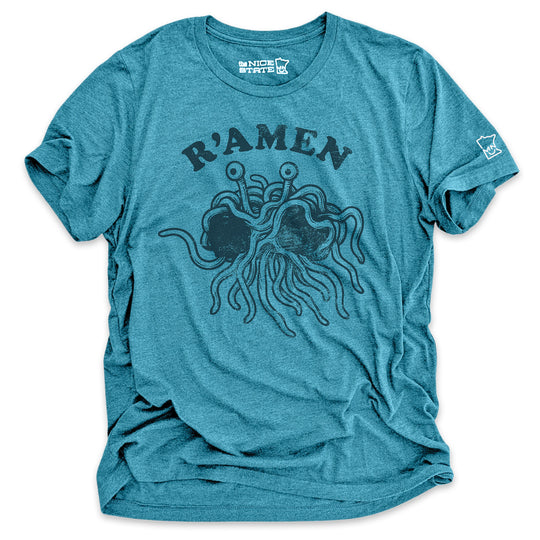 R'Amen Flying Spaghetti Monster Tee